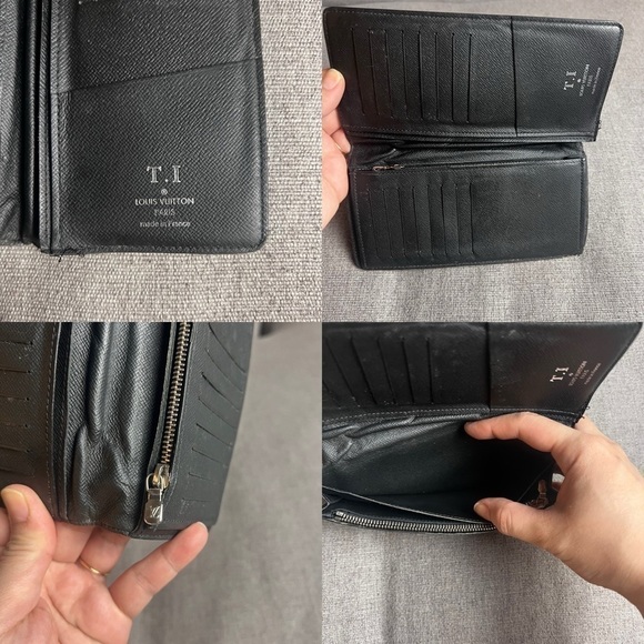 Louis Vuitton Black Checkered Wallet - Picture 5 of 11